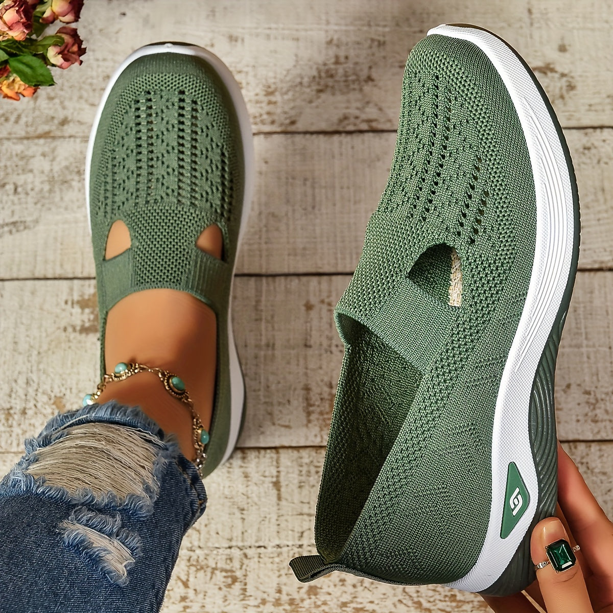 Carmelle – Slip-On oddychające buty turystyczne