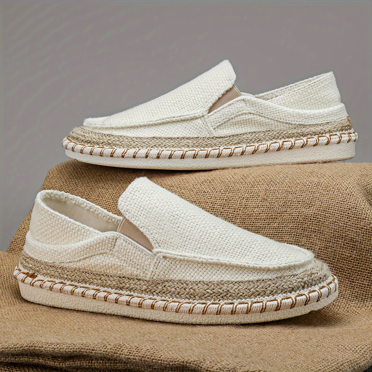 Marian™ | Buty Slip-On z Wzorem Morskim