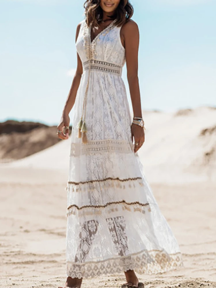 Nina | Luksusowa Sukienka Boho (Prawie wyprzedana)