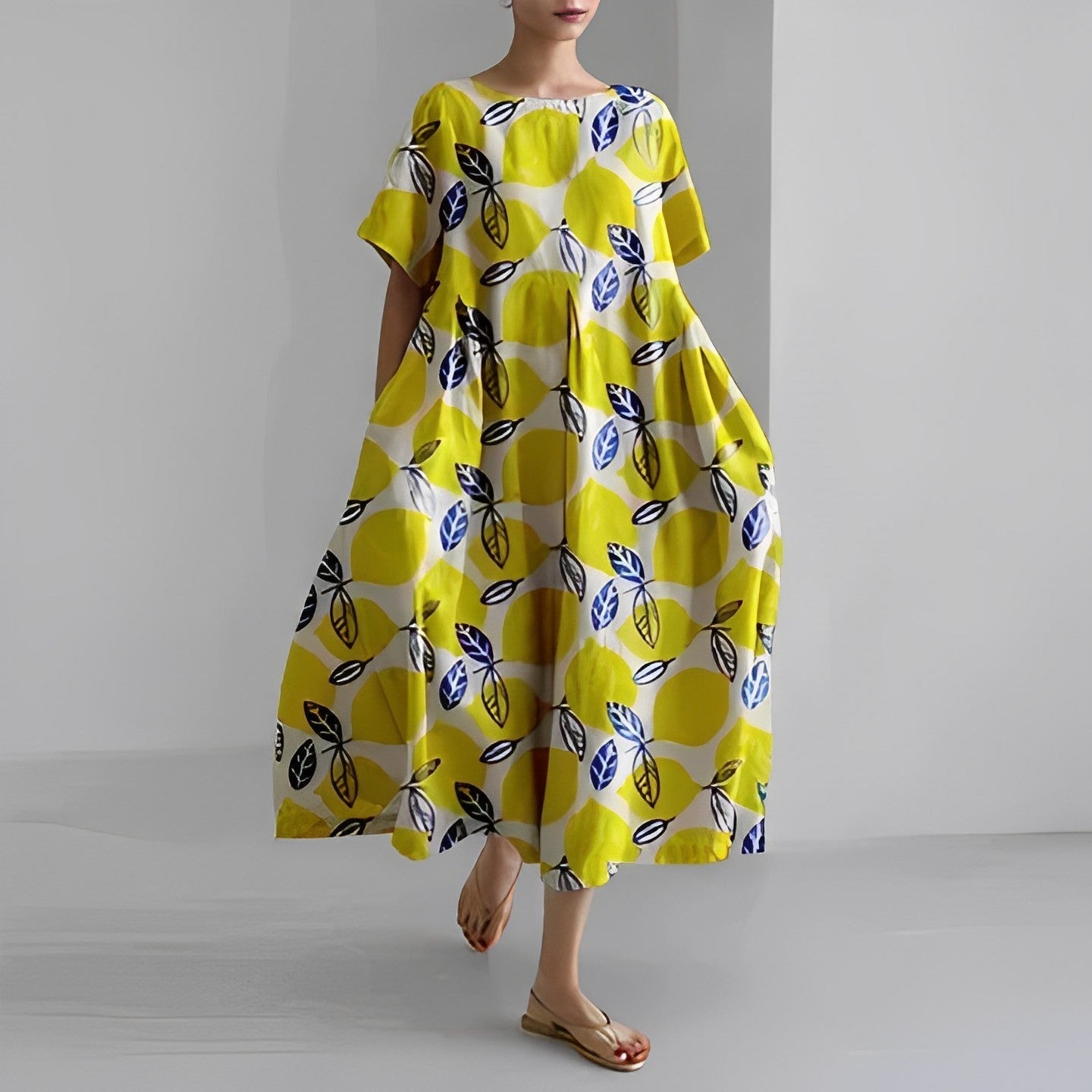 Amelia - Sukienka boho w kwiaty