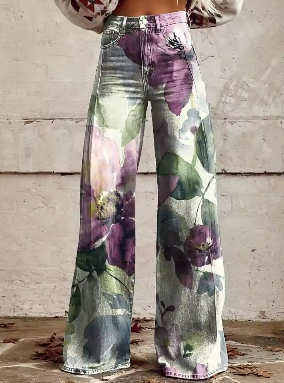 Alessia | Unikalne i Wyrafinowane Spodnie Boho Vintage
