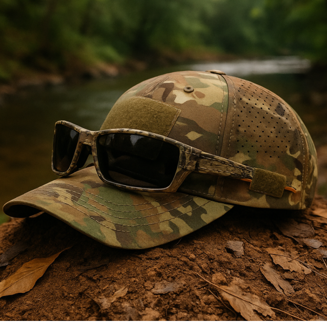Vanguard™ – Takticzna czapka i okulary przeciwsłoneczne w niezawodnym zestawie