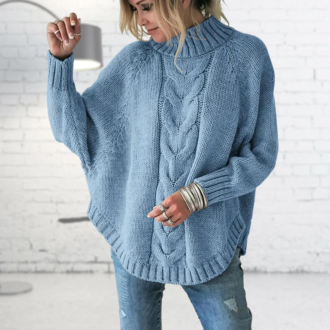 Elysian | Sweter z wzorem w warkocze
