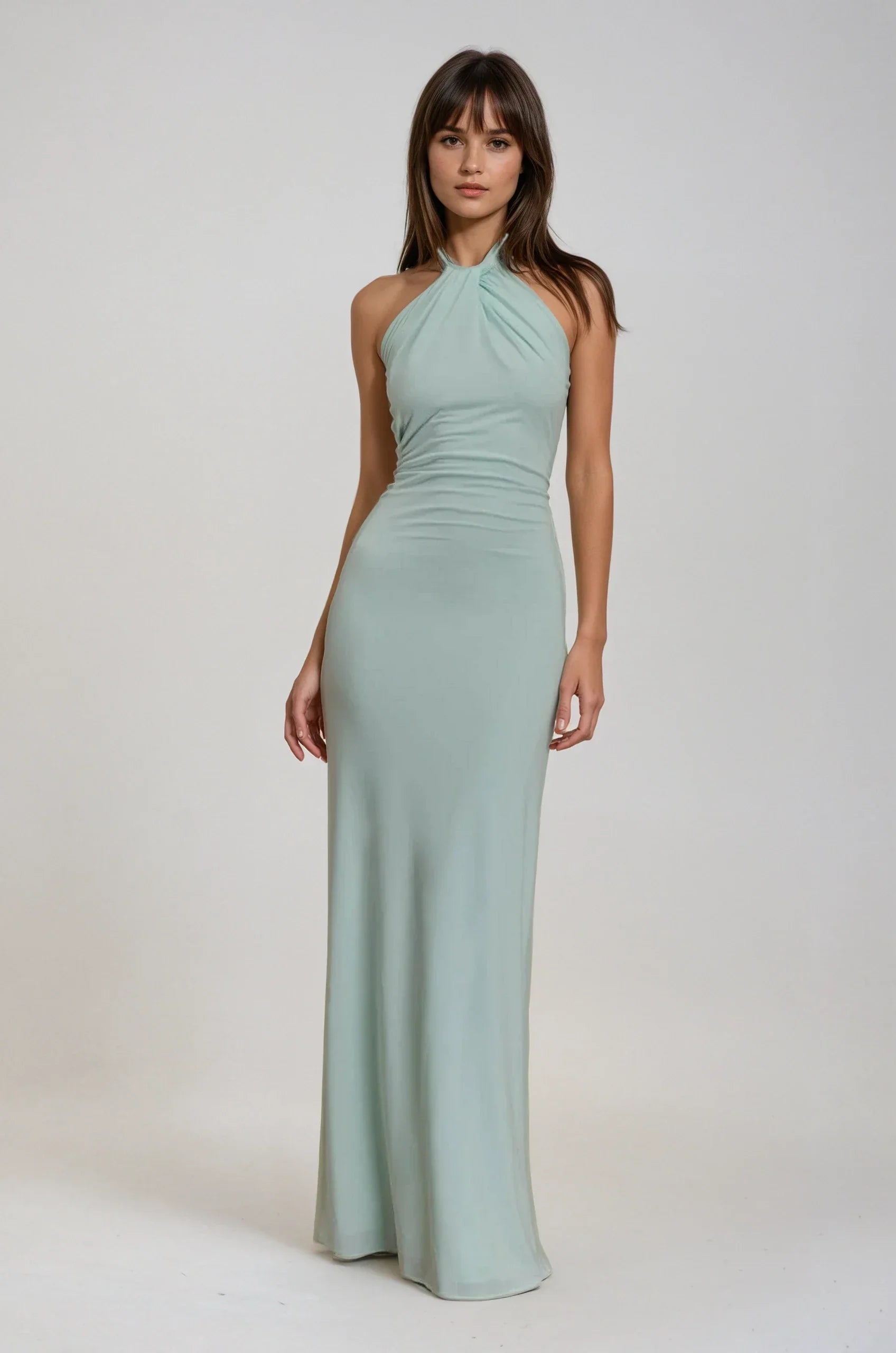 Zuzia | Sukienka Maxi Halter