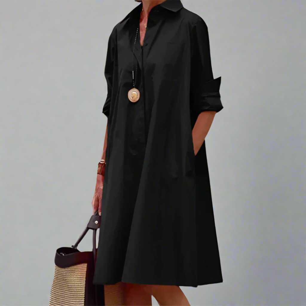 Sandrine | Swobodna i Elegancka Sukienka Polo