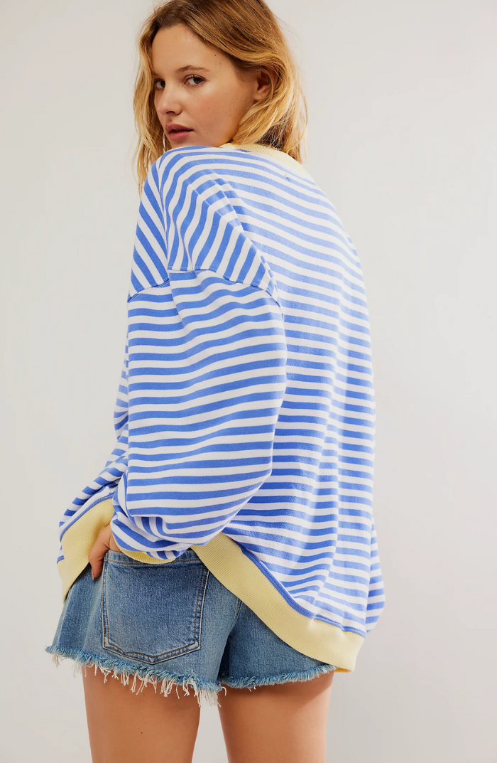 Mana | Pasiasty Oversize'owy Sweter