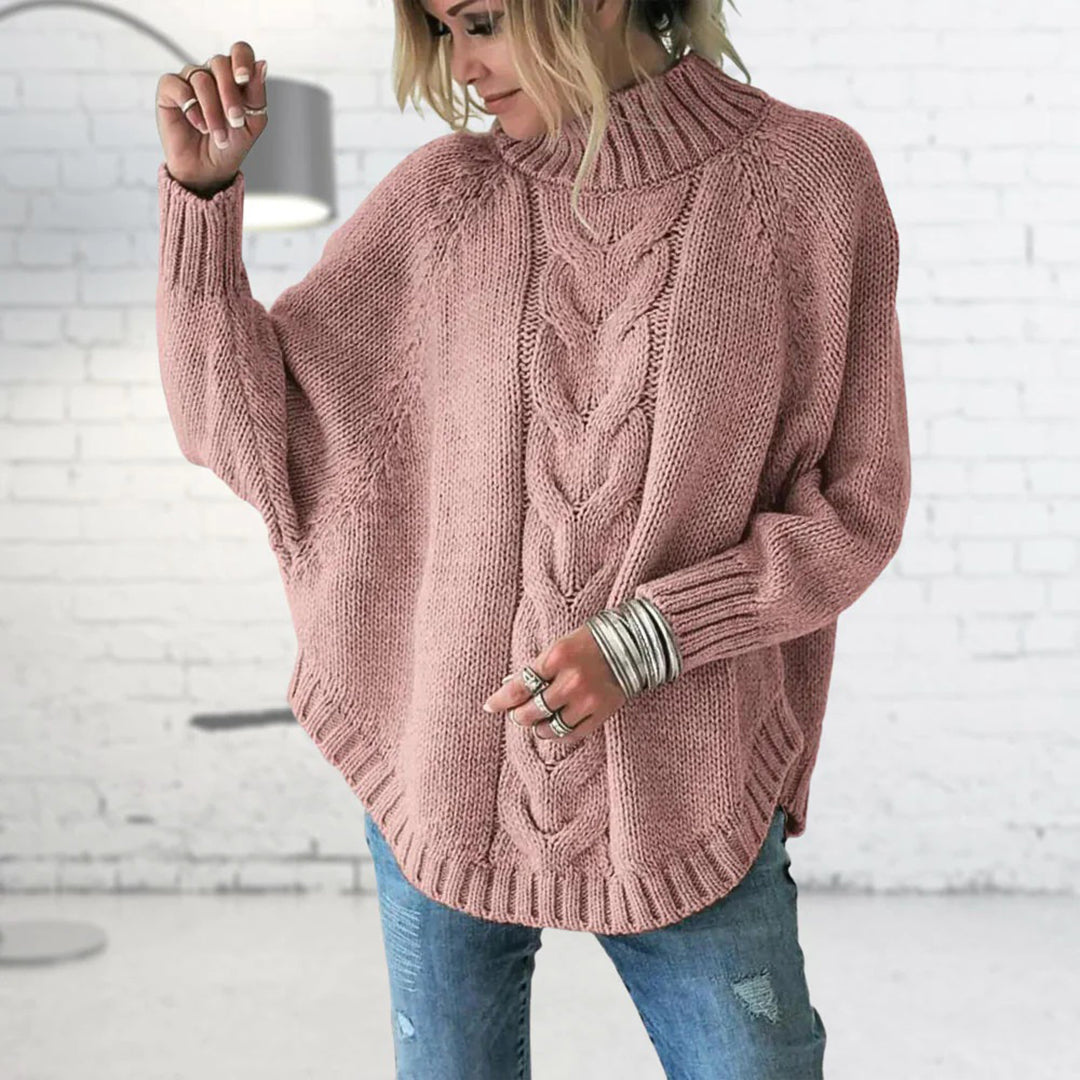 Elysian | Sweter z wzorem w warkocze
