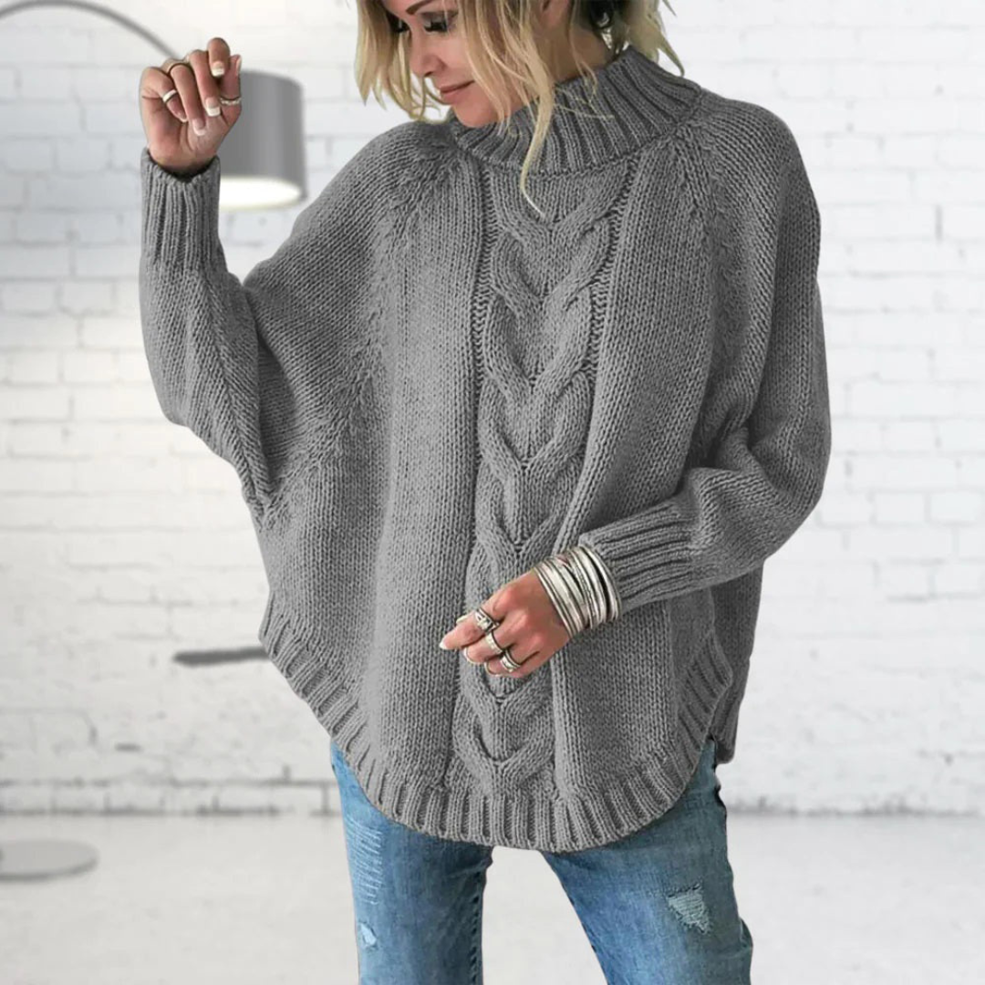 Elysian | Sweter z wzorem w warkocze