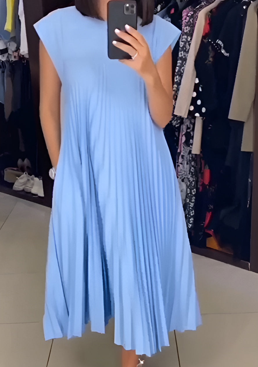 Simone | Lekka i elegancka sukienka plisowana