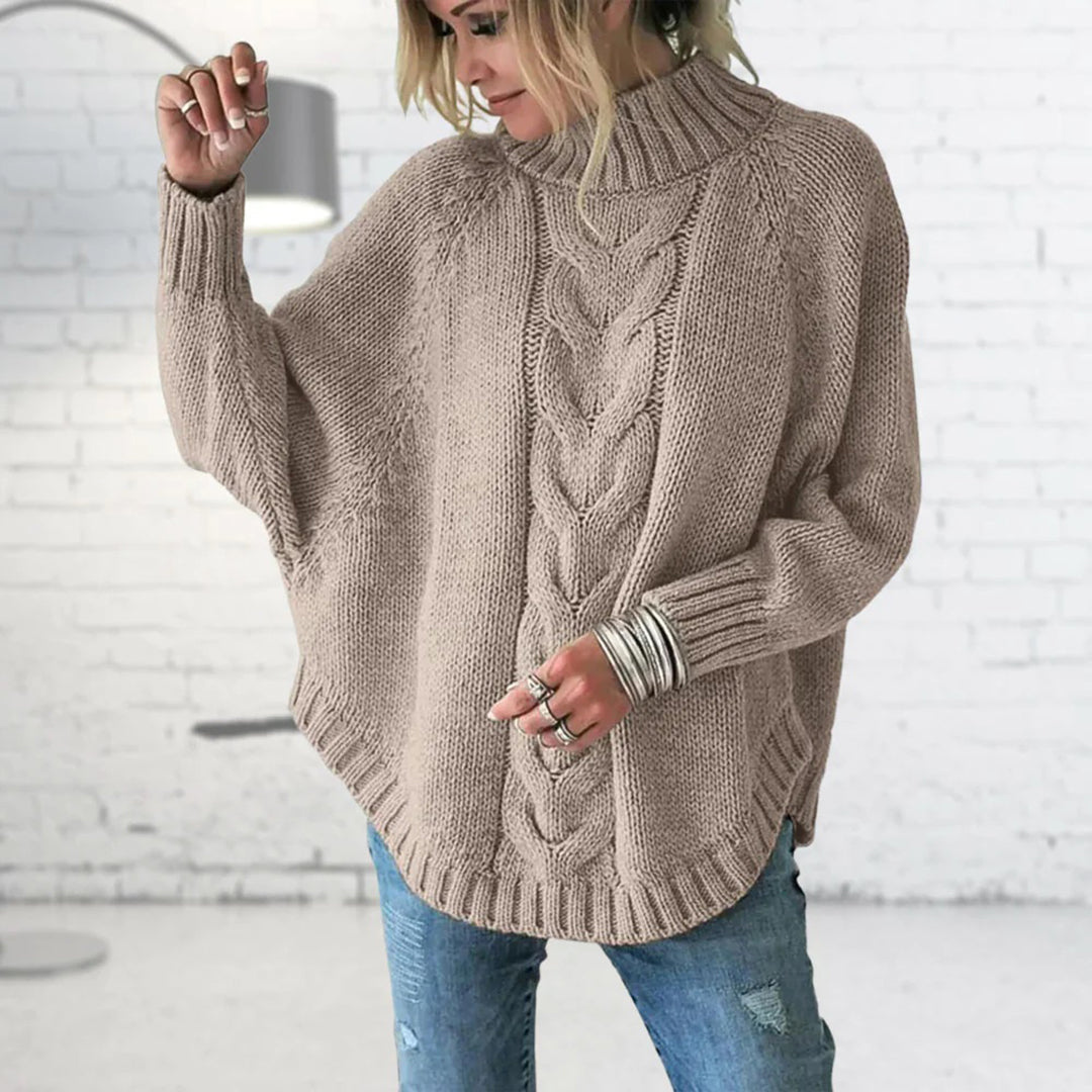 Elysian | Sweter z wzorem w warkocze