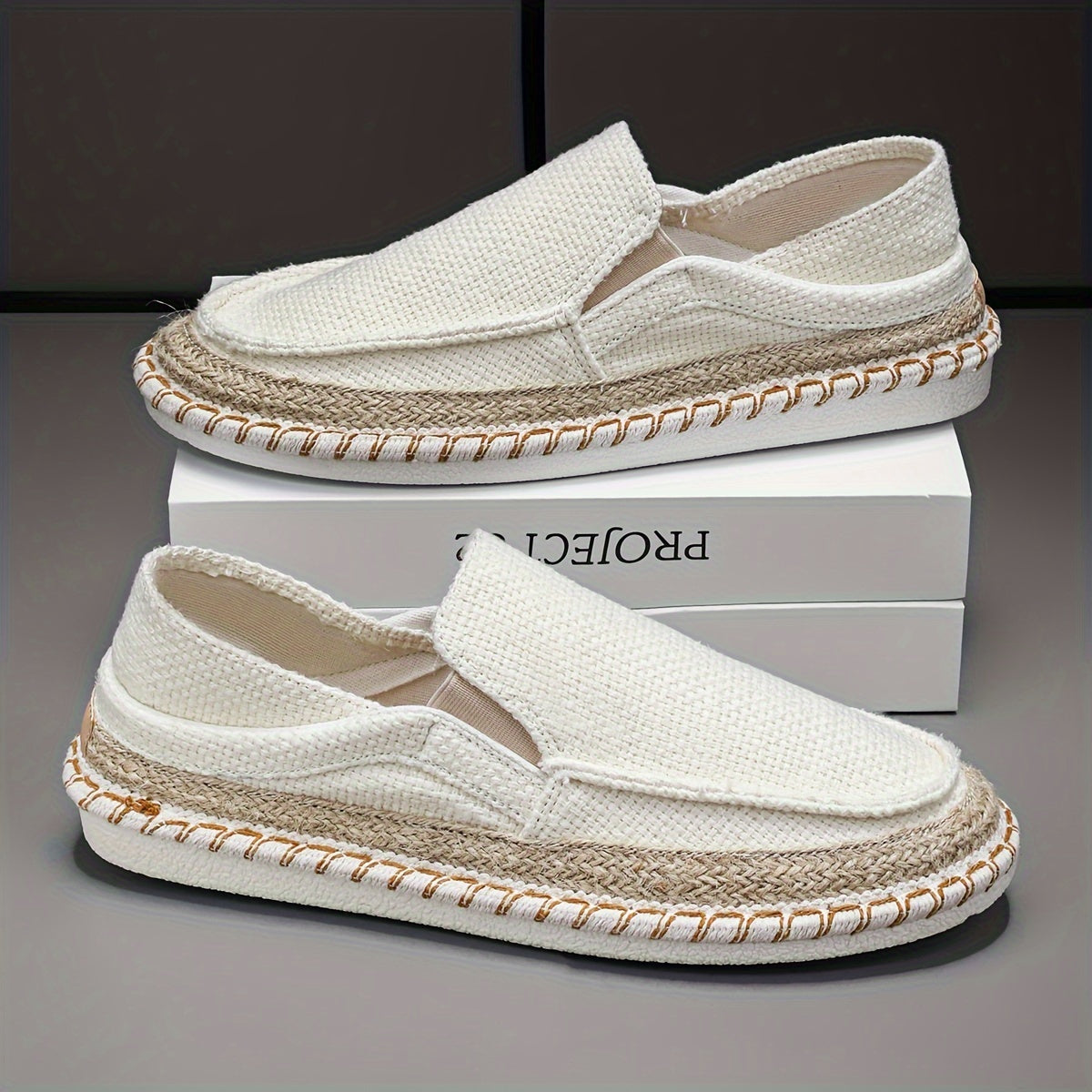 Marian™ | Buty Slip-On z Wzorem Morskim