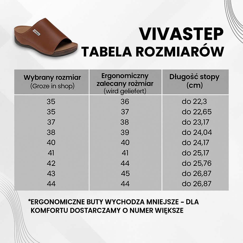 Kowalski™ Sandały VivaStep - oryginał dla maksymalnego komfortu