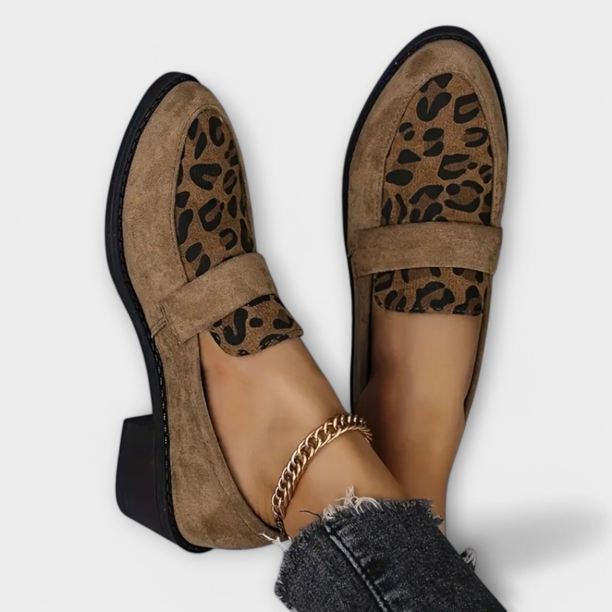 Kowalski™ | Eleganckie buty damskie z nadrukiem w panterkę