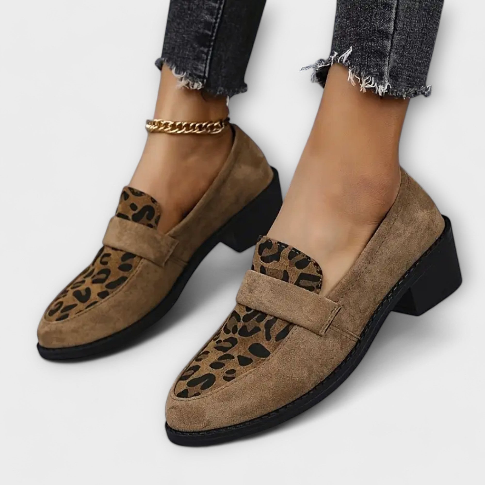Kowalski™ | Eleganckie buty damskie z nadrukiem w panterkę