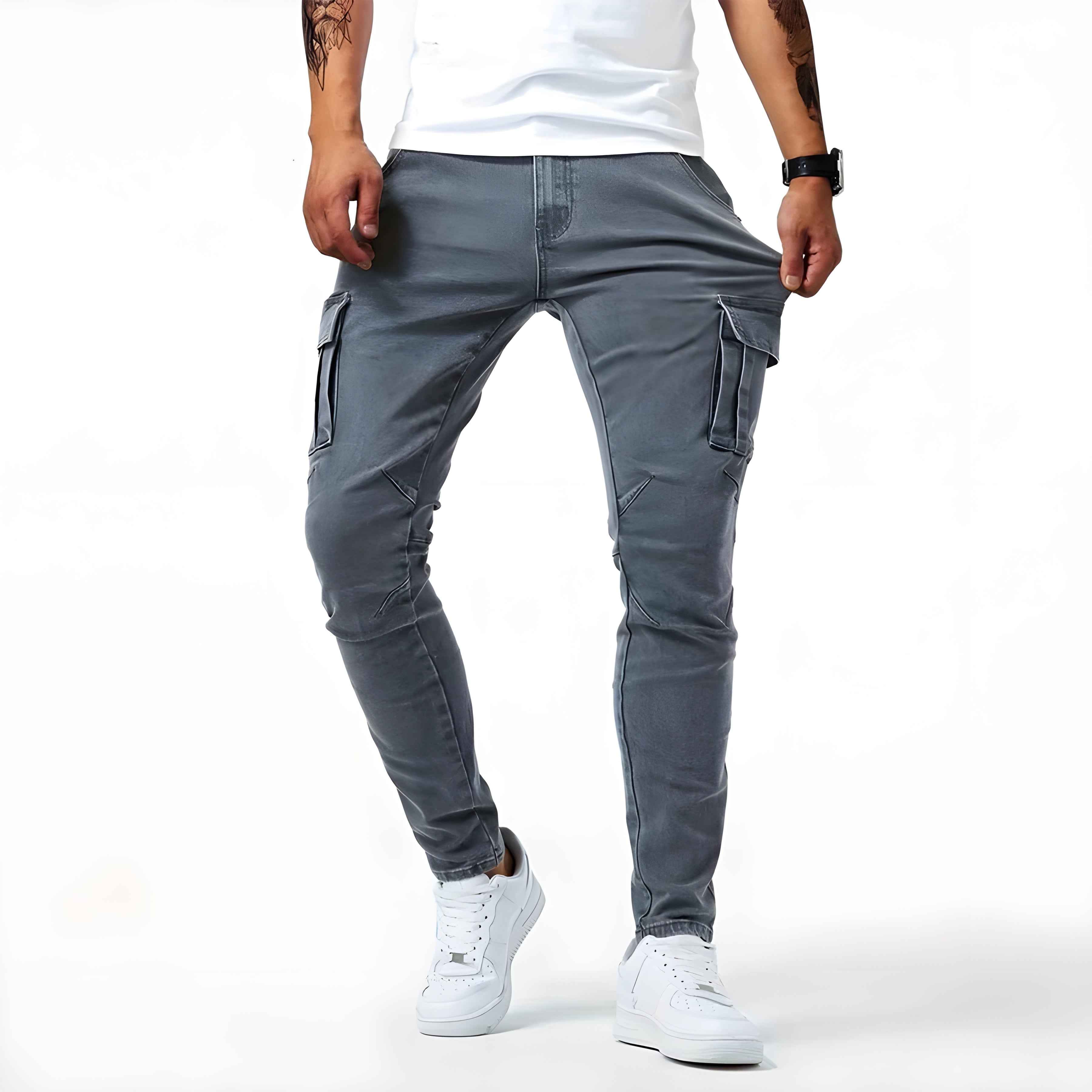 Kowalski™ | Eleganckie spodnie cargo męskie