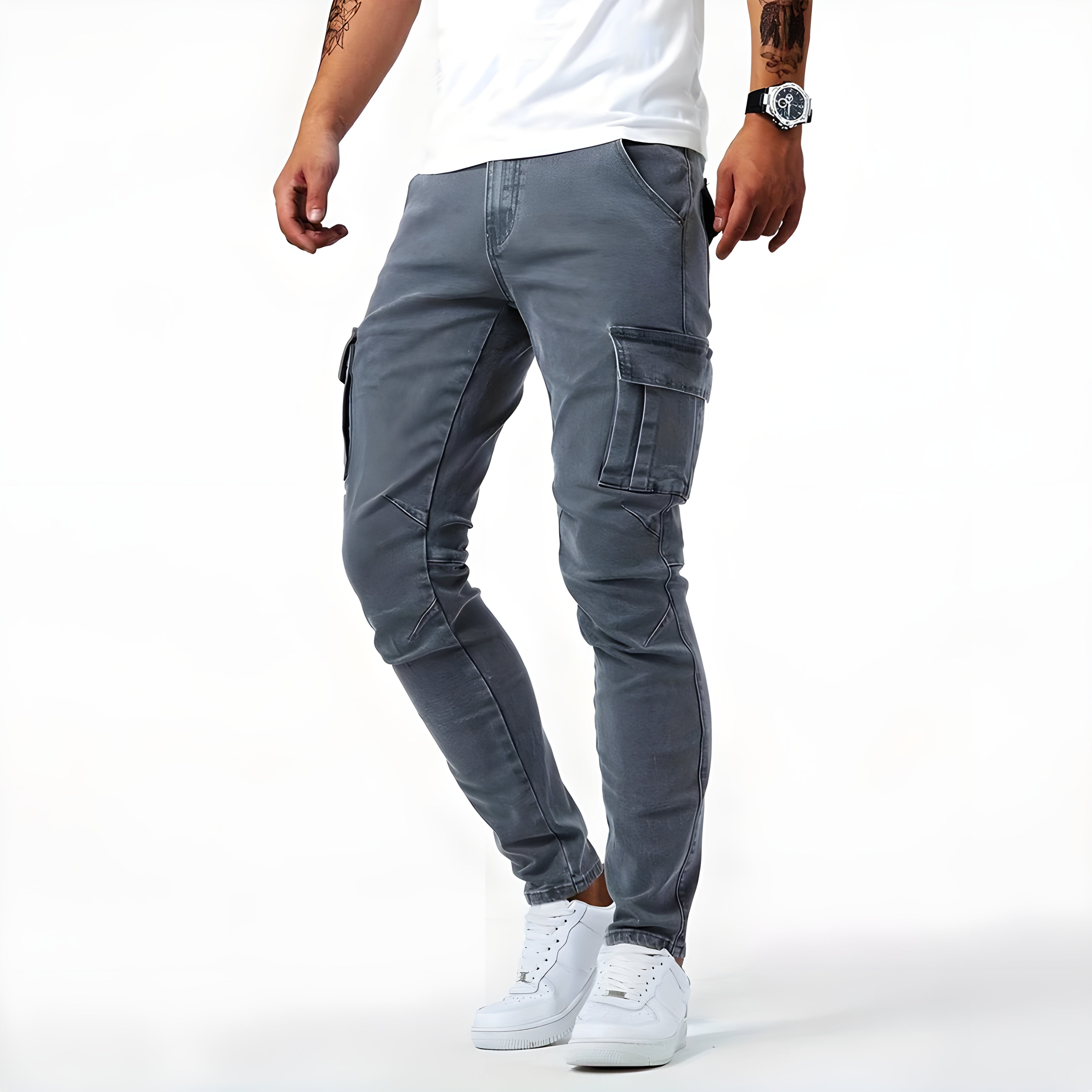 Kowalski™ | Eleganckie spodnie cargo męskie