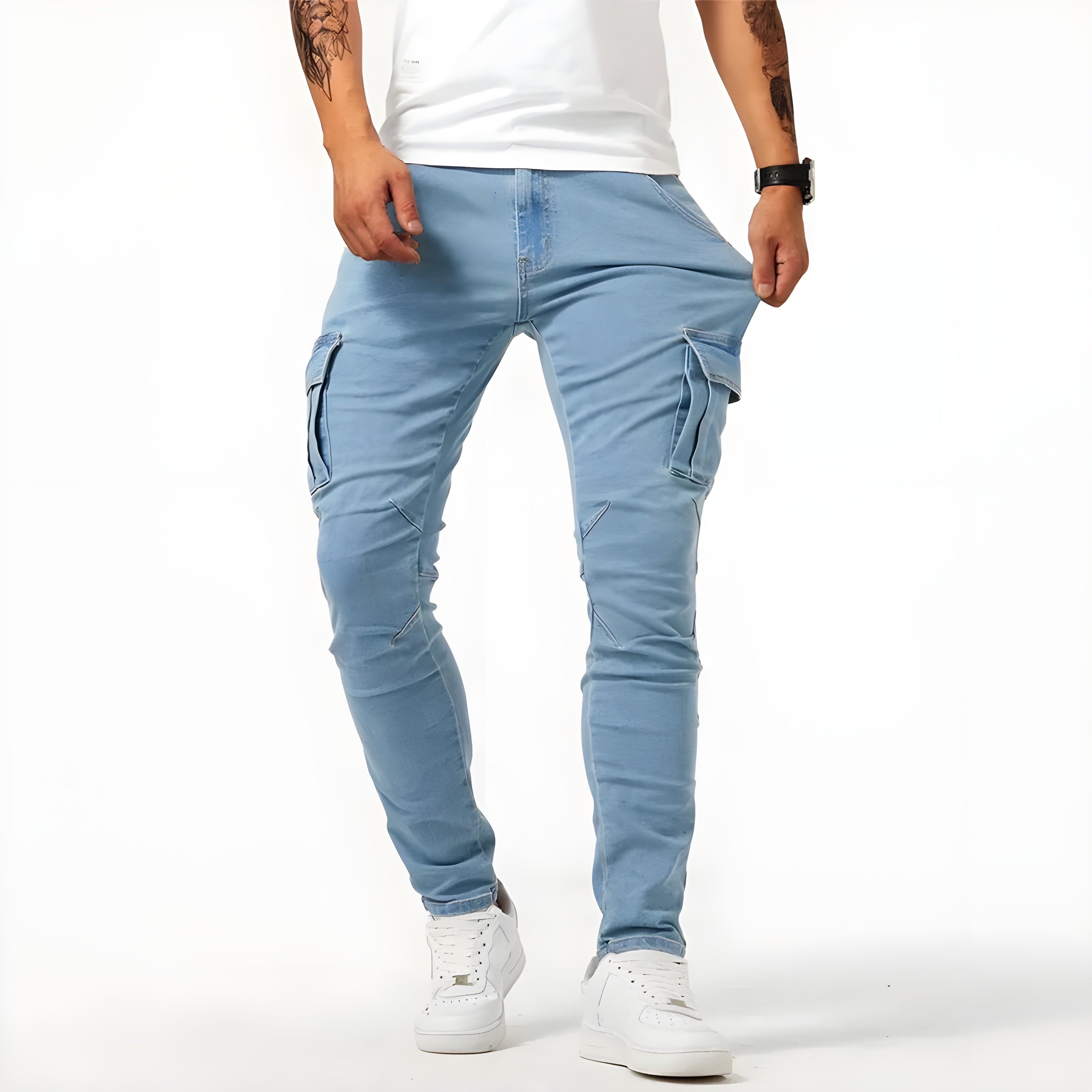 Kowalski™ | Eleganckie spodnie cargo męskie