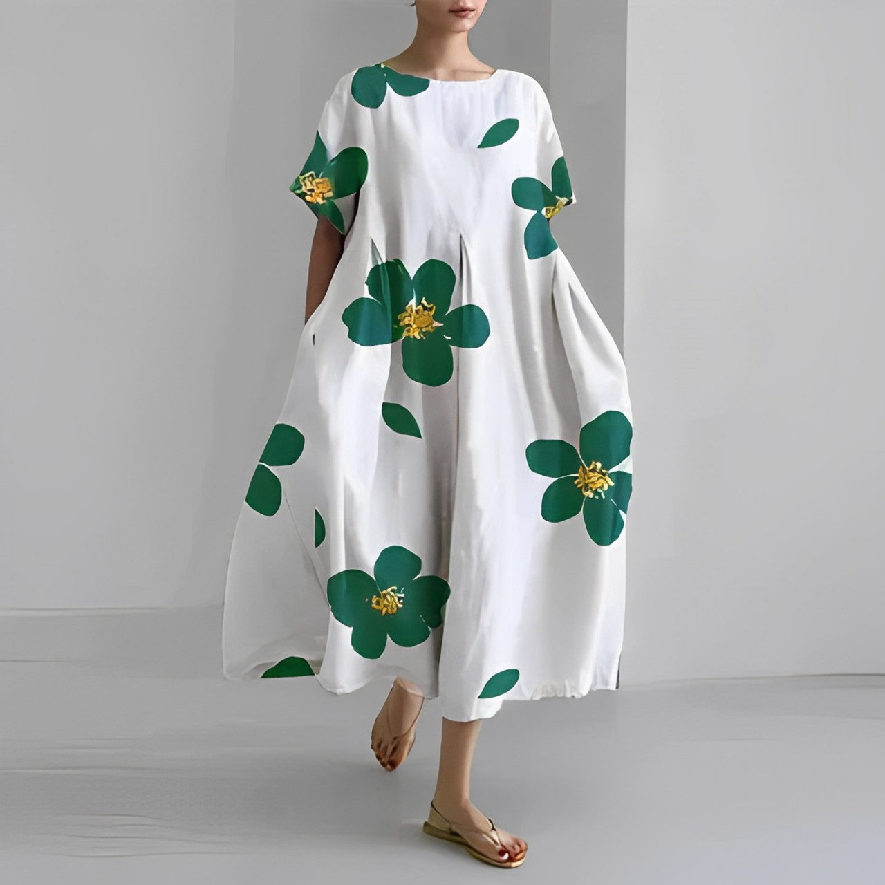 Amelia - Sukienka boho w kwiaty