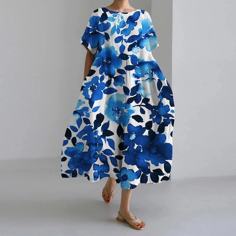 Amelia - Sukienka boho w kwiaty