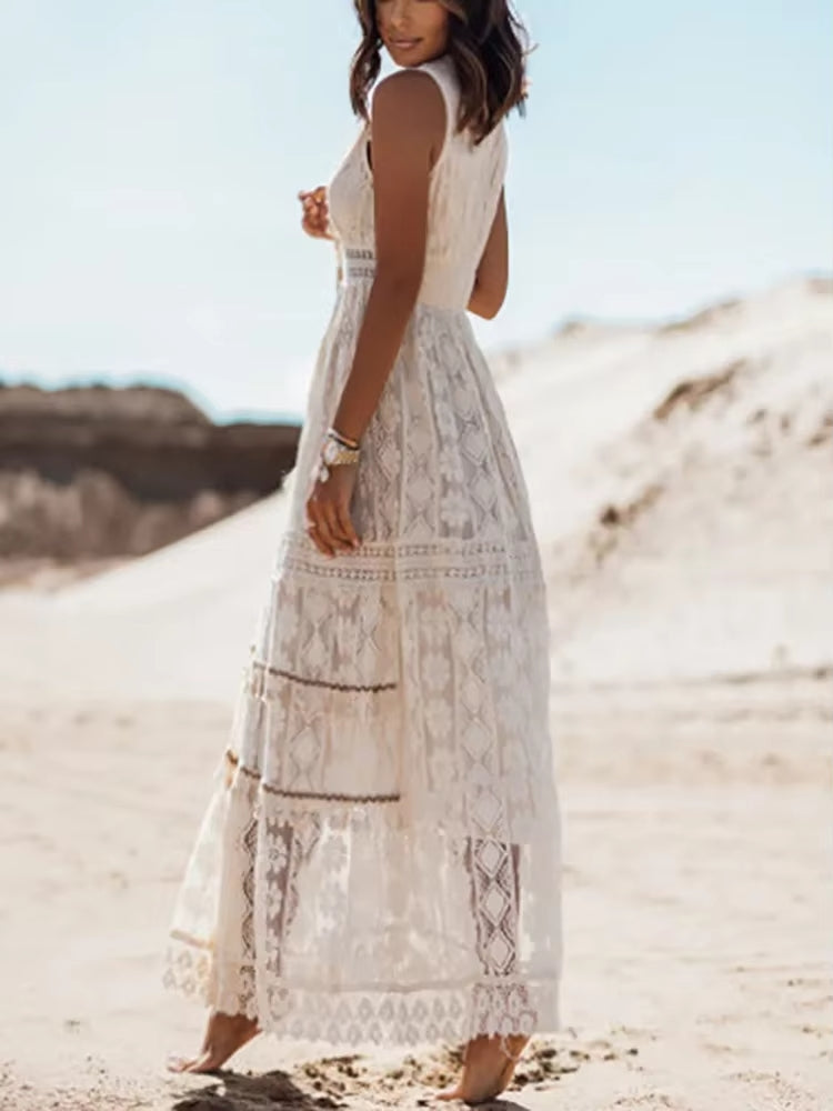 Nina | Luksusowa Sukienka Boho (Prawie wyprzedana)
