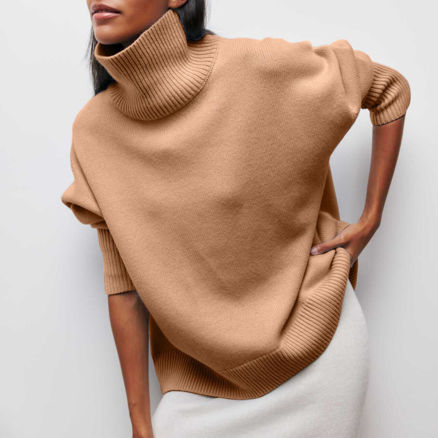 Amelia | Elegancki sweter typu dolcevita