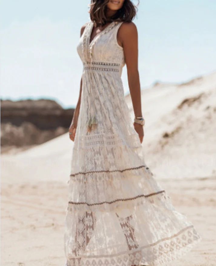 Nina | Luksusowa Sukienka Boho (Prawie wyprzedana)