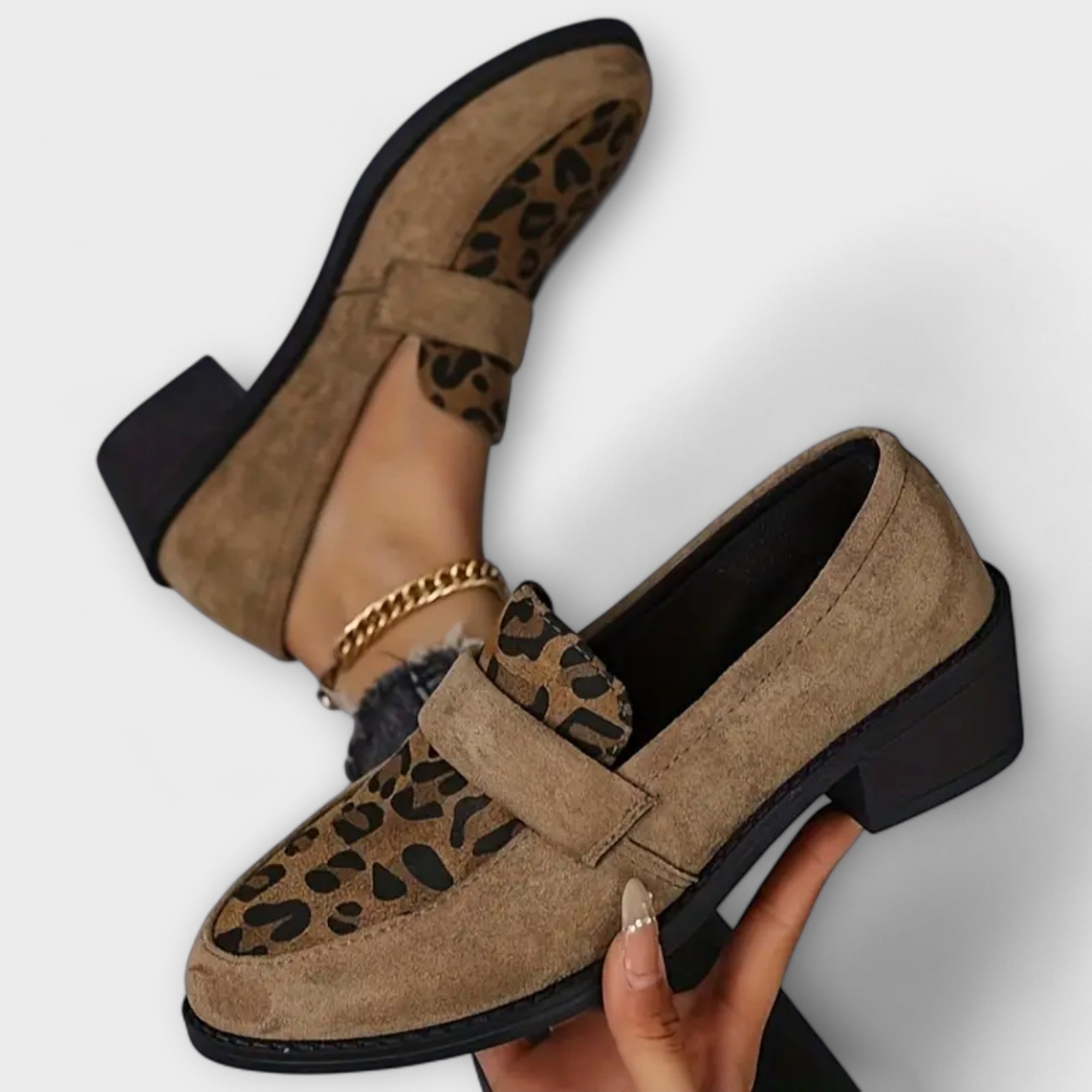 Kowalski™ | Eleganckie buty damskie z nadrukiem w panterkę