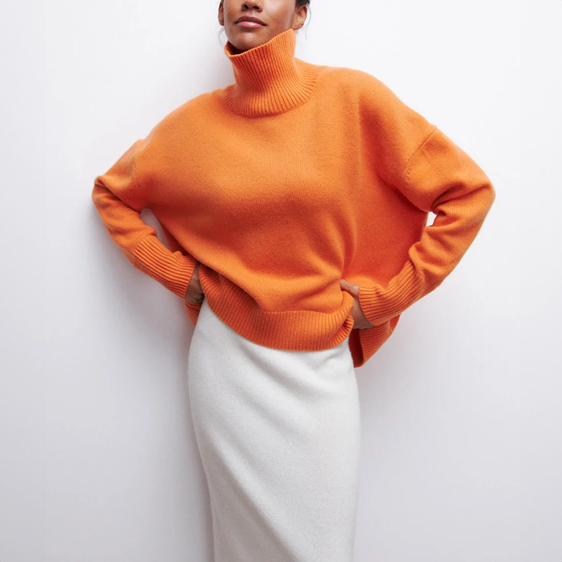 Amelia | Elegancki sweter typu dolcevita