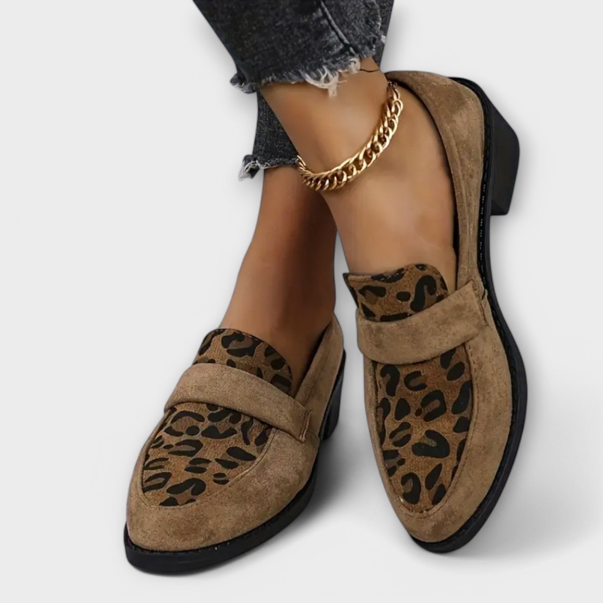 Kowalski™ | Eleganckie buty damskie z nadrukiem w panterkę