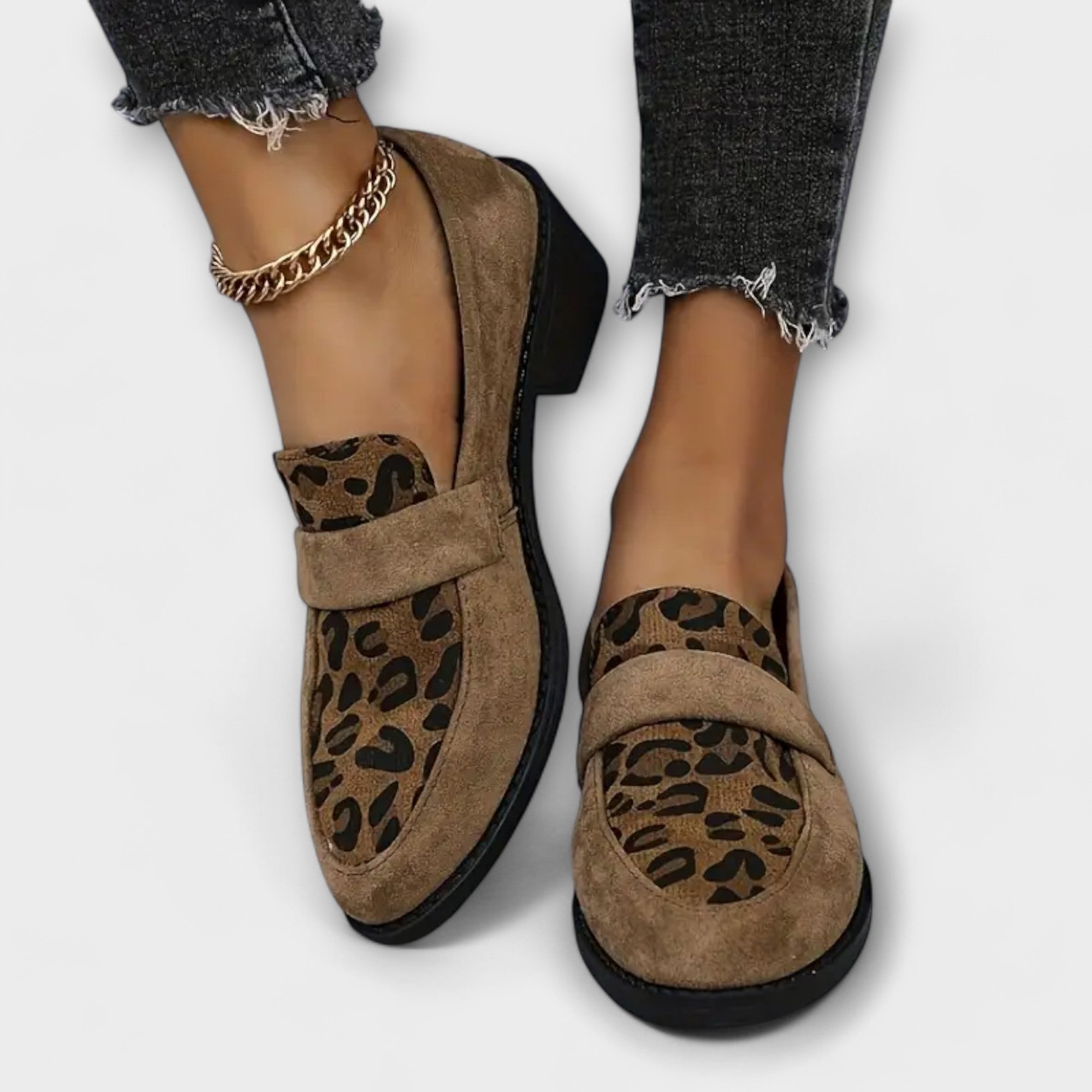 Kowalski™ | Eleganckie buty damskie z nadrukiem w panterkę