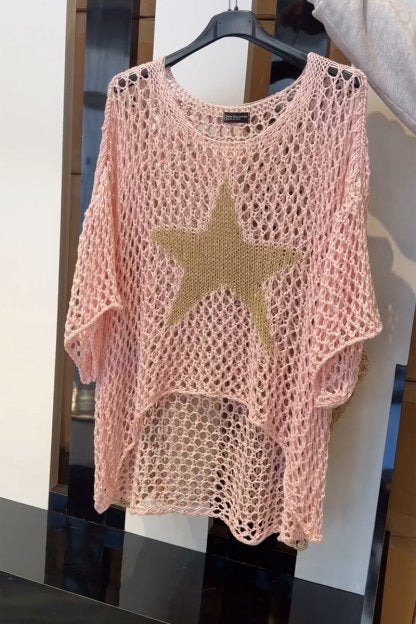Larissa | Elegancki sweter z gwiazdą