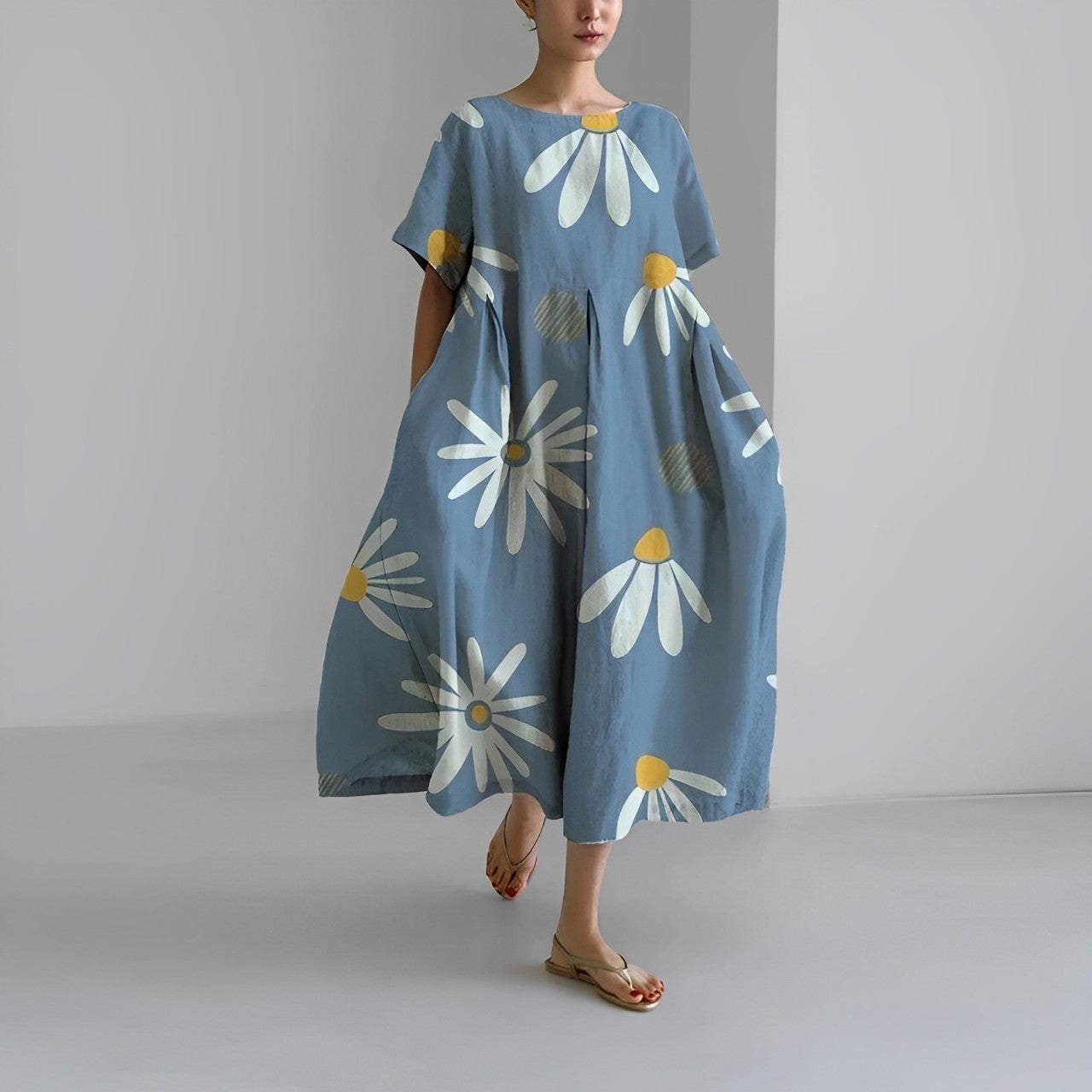 Amelia - Sukienka boho w kwiaty